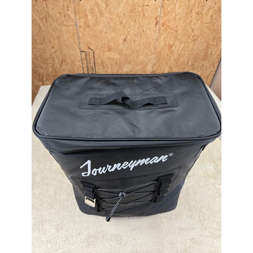 Journeyman Insulated Cooler Backpack Black Outdoor Hiking Picnic Bag‎ Large